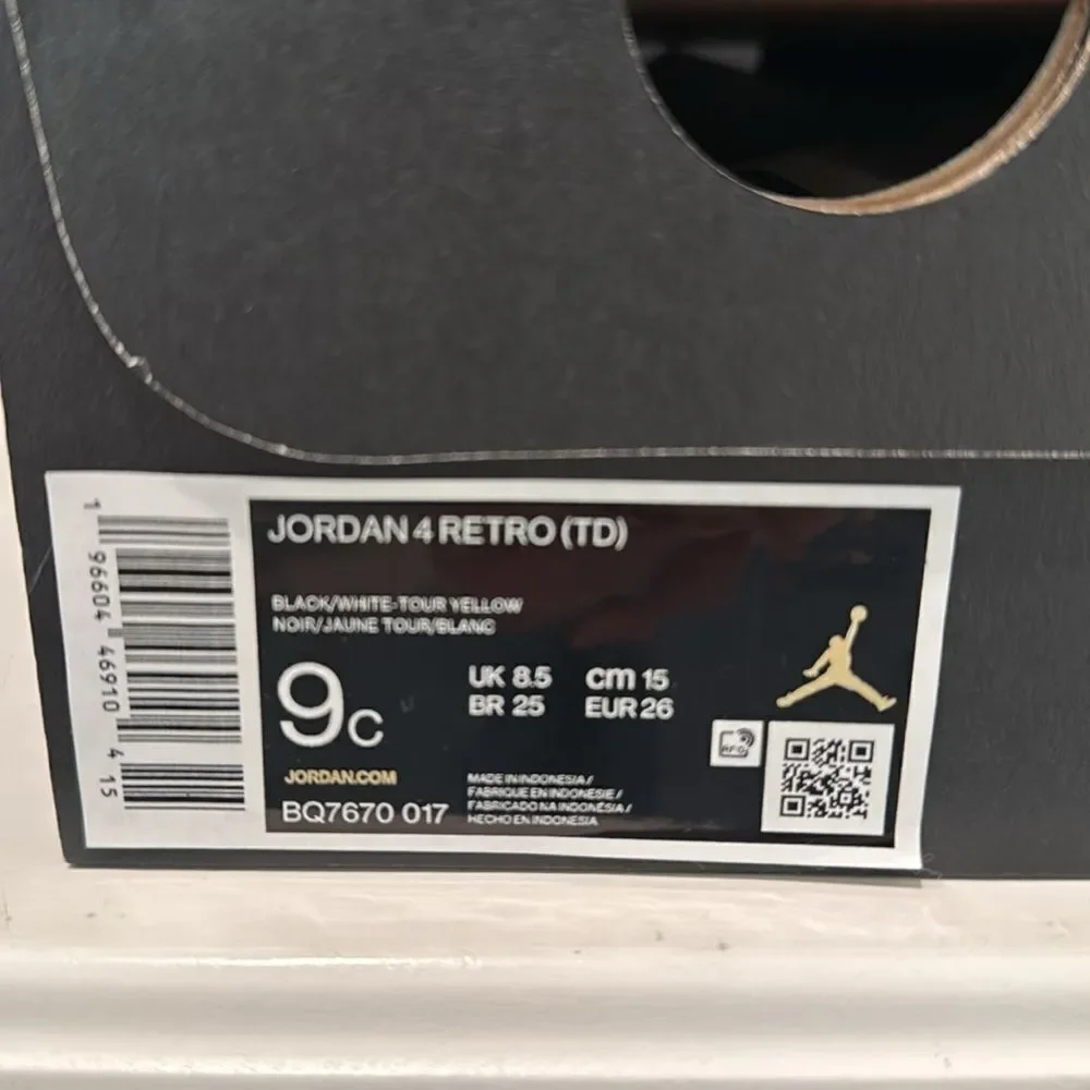 Kids Nike Air Jordan 4 Retro “Thunder”